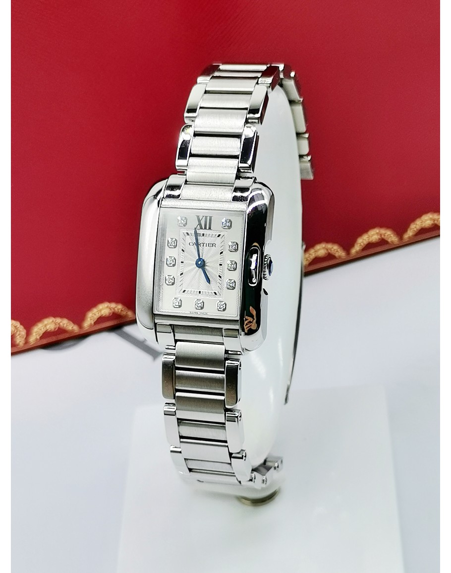 Cartier tank anglaise ladies hotsell